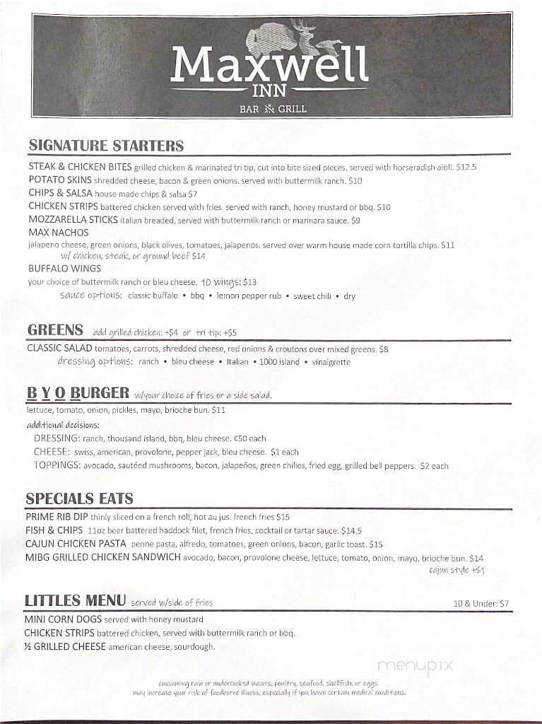 Menu page 2