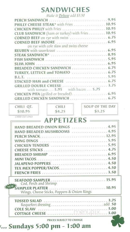 Menu page 2