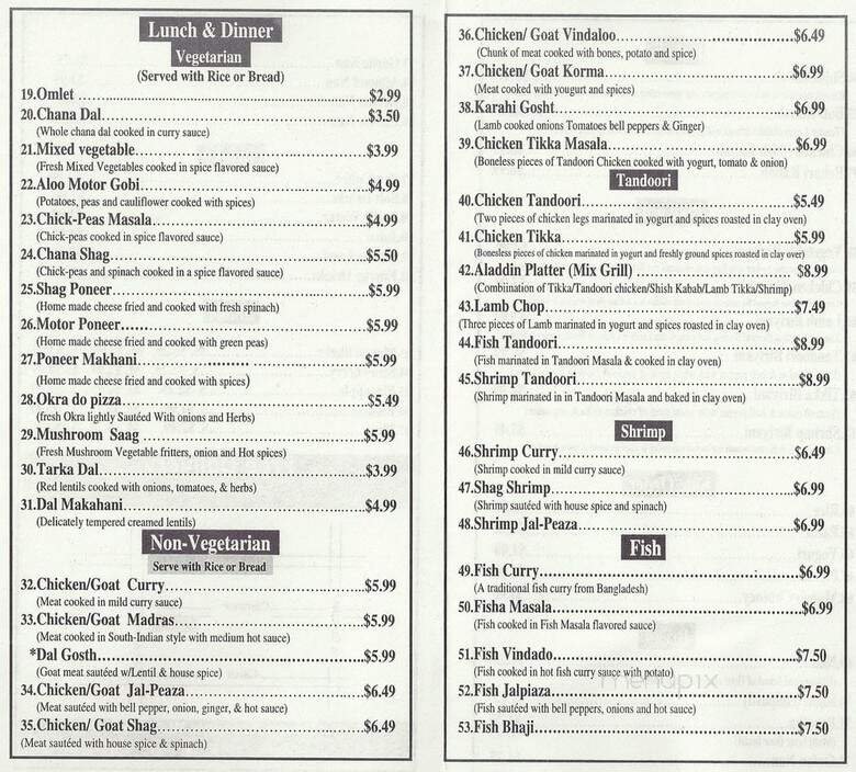 Menu page 2