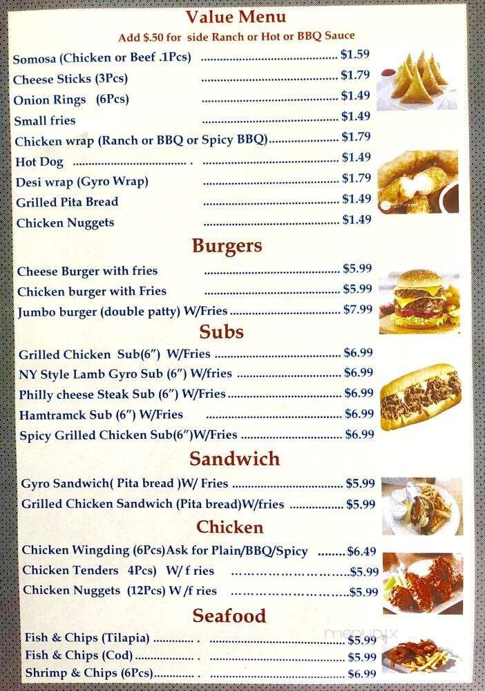 Menu page 2