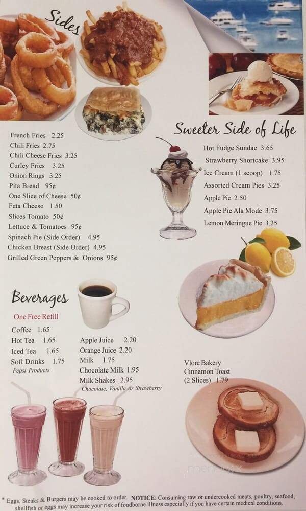 Menu page 1