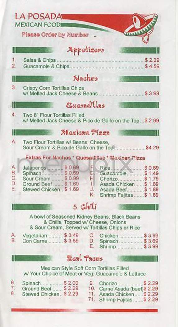 Menu page 2