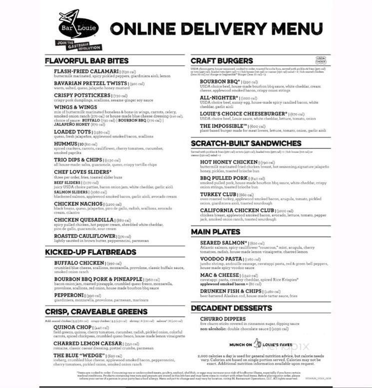 Menu page 1