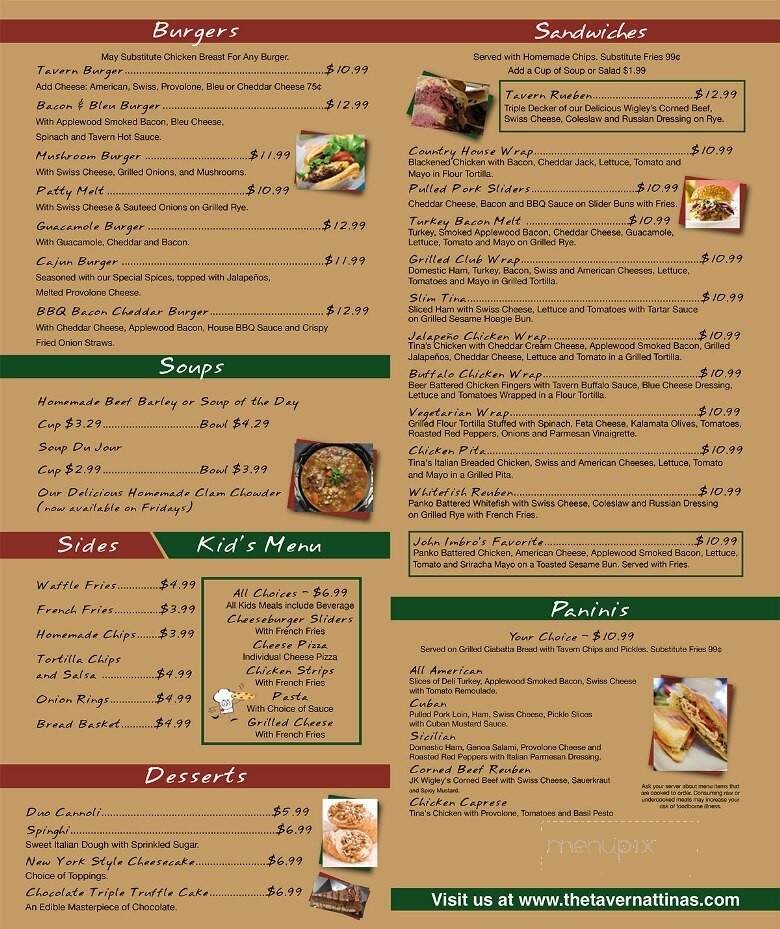 Menu page 2