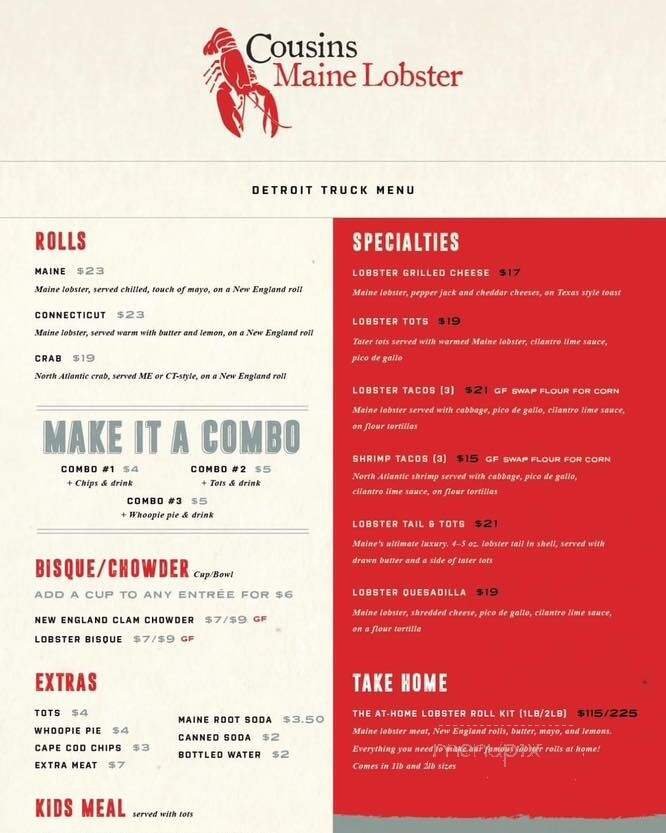 Menu page 2