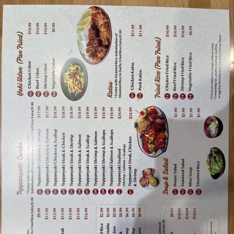 Menu page 2