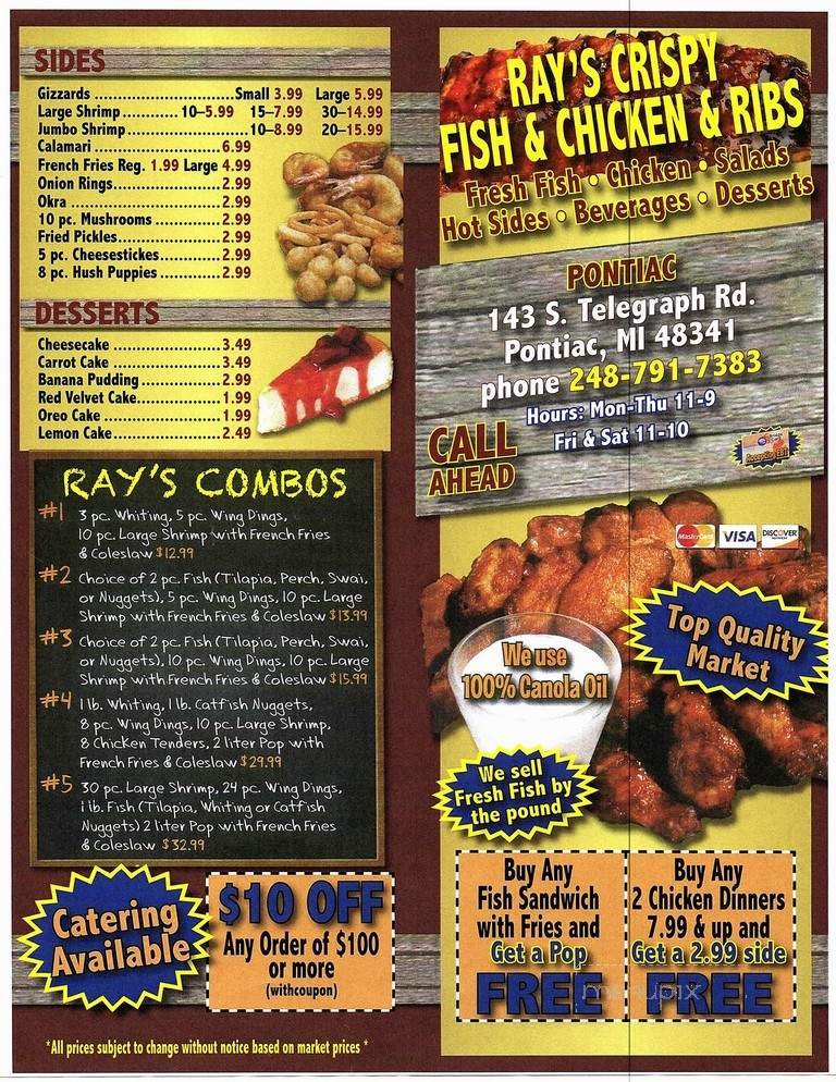 Menu page 2