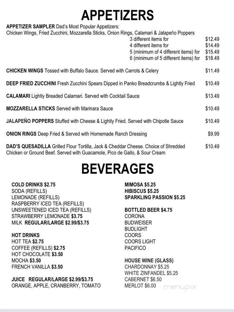 Menu page 3