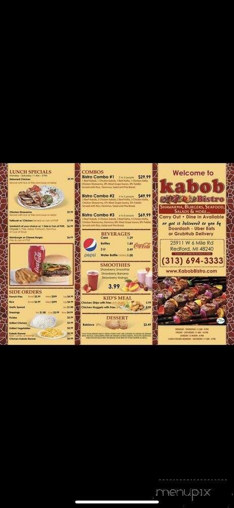 Menu page 2