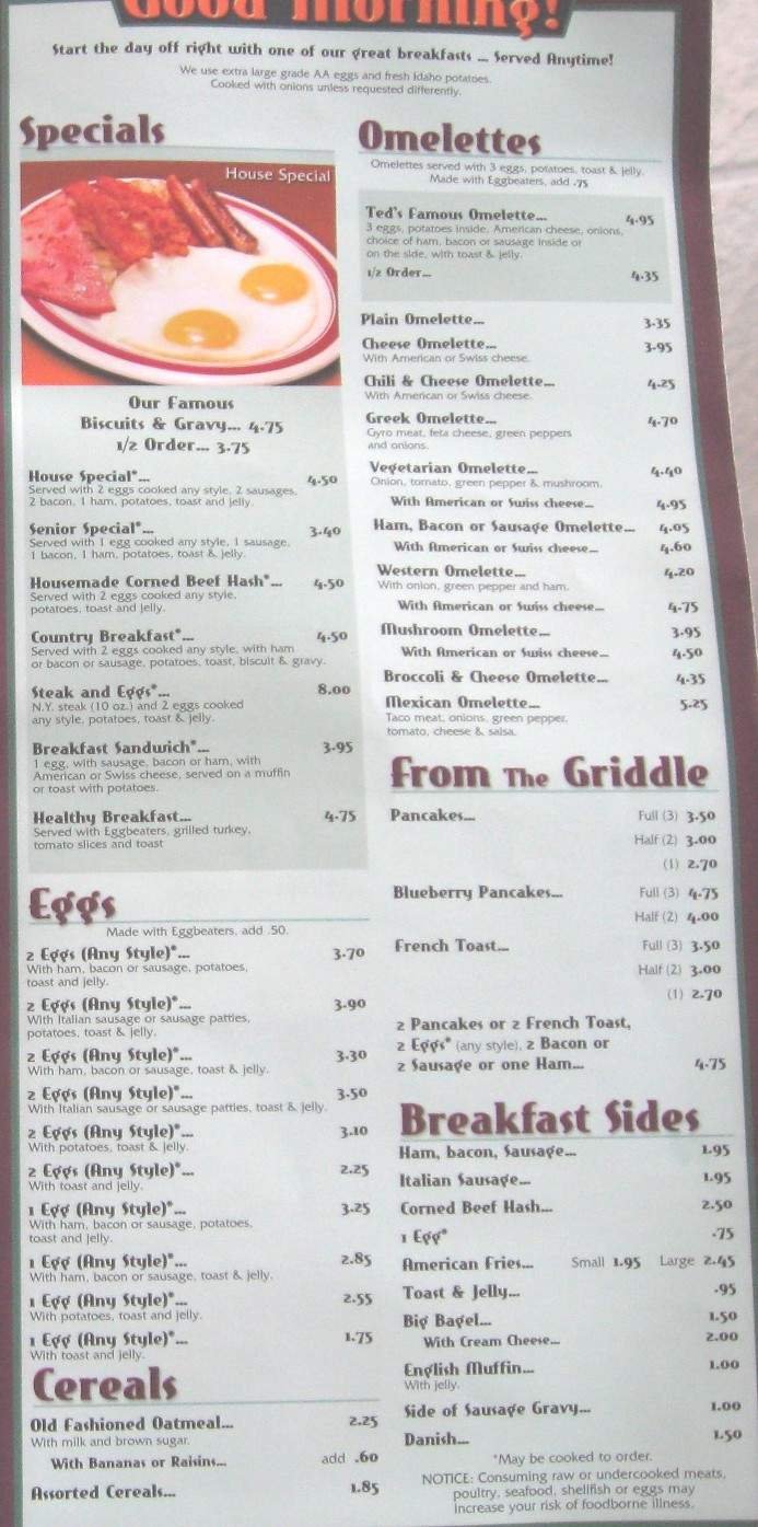 Menu page 2
