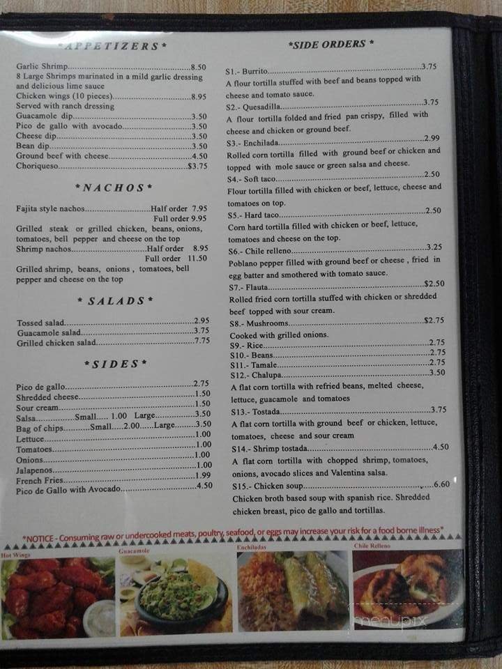 Menu page 2