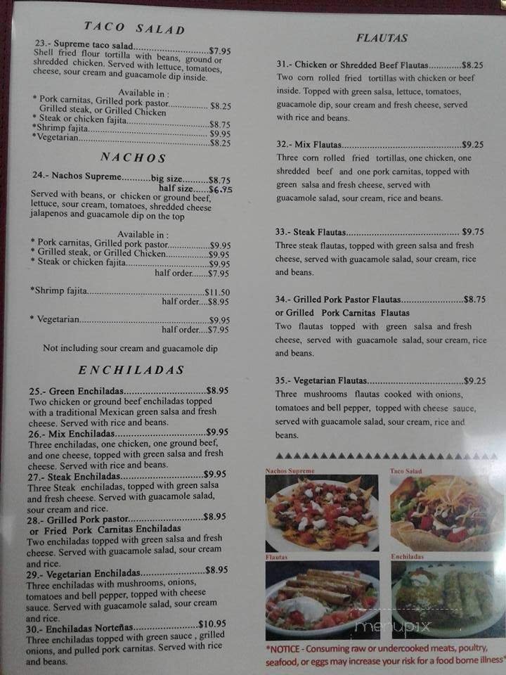 Menu page 5