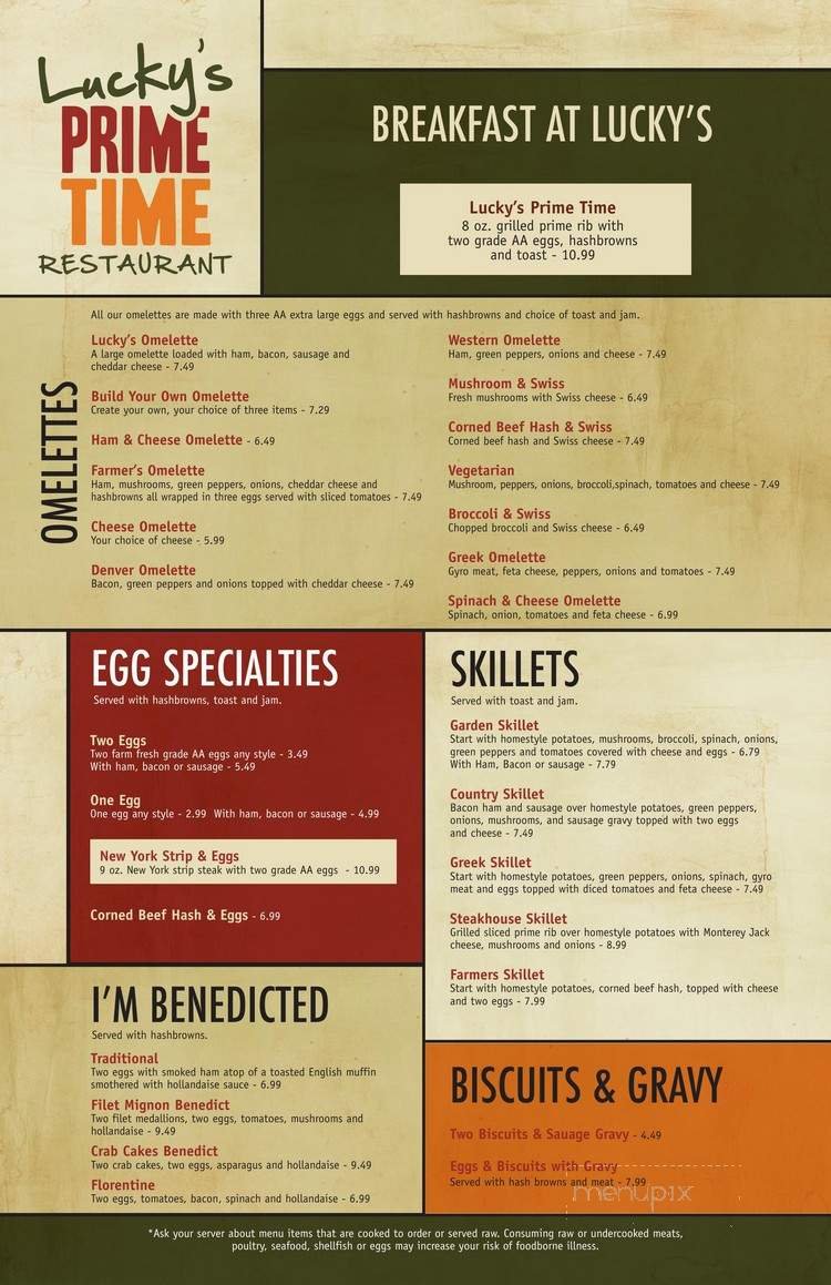Menu page 1