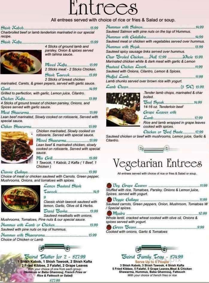 Menu page 2