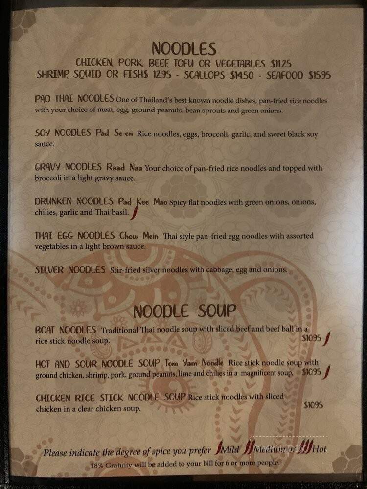 Menu page 2