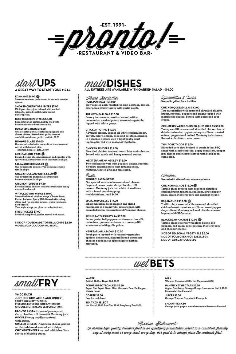 Menu page 2