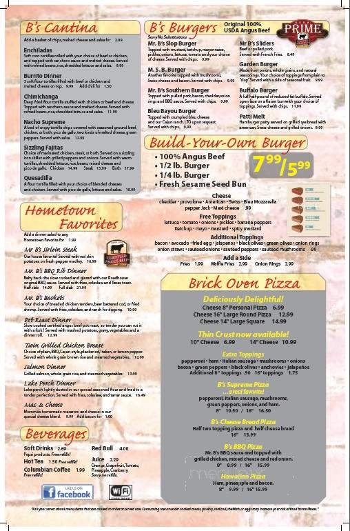 Menu page 2