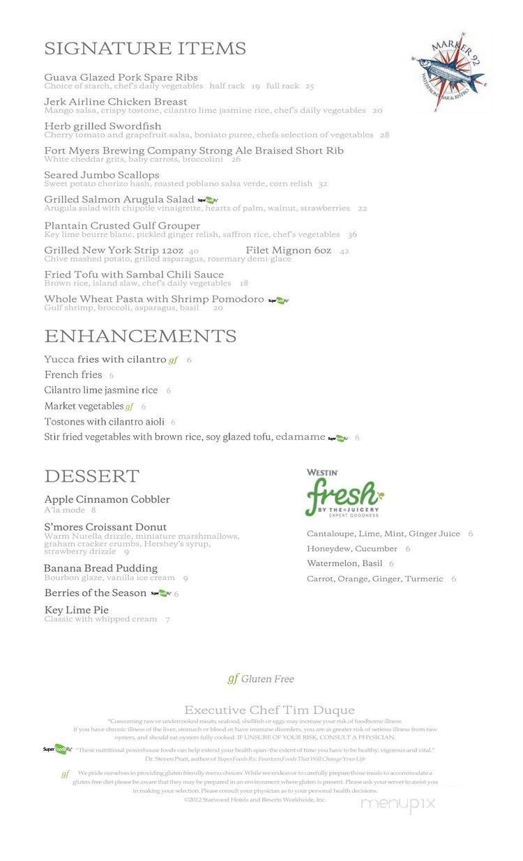 Menu page 2