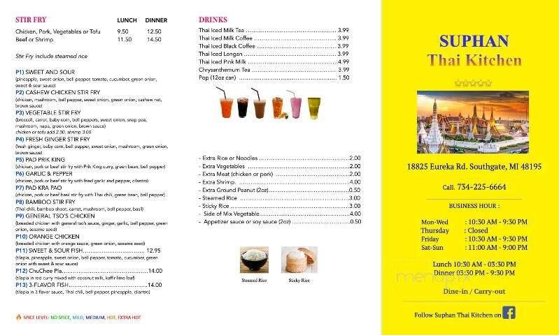 Menu page 2