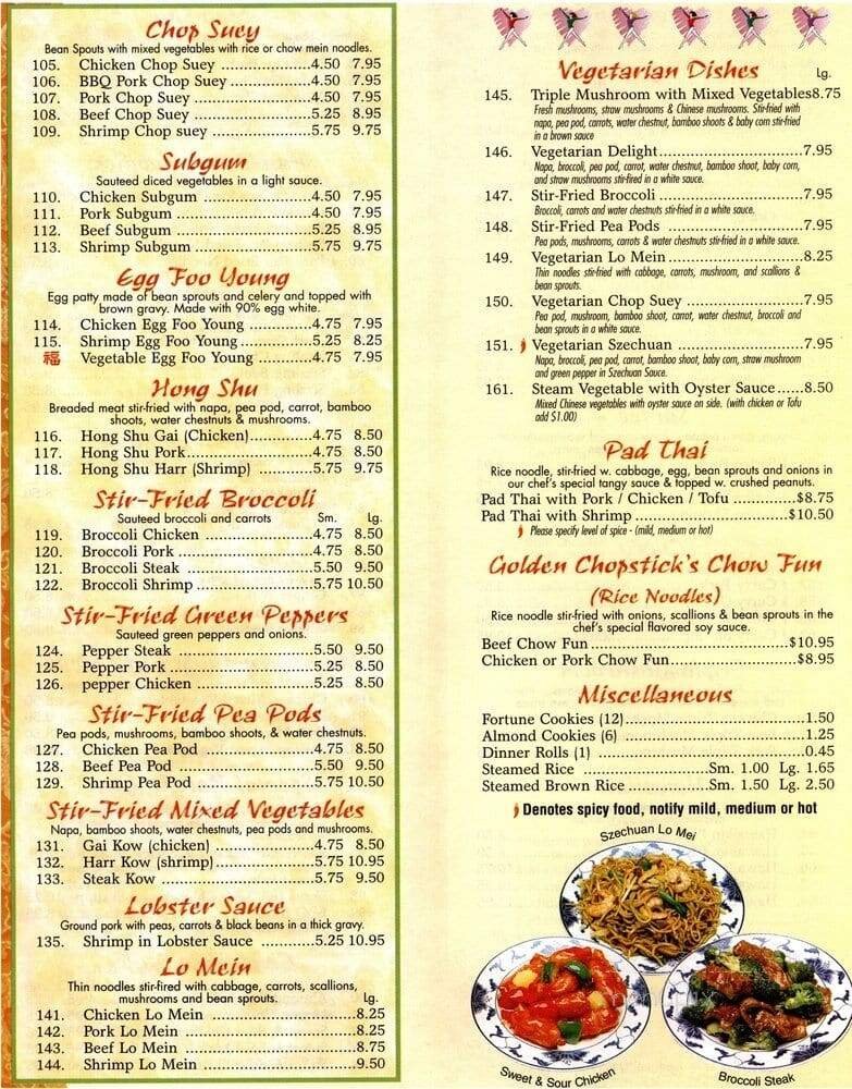 Menu page 1