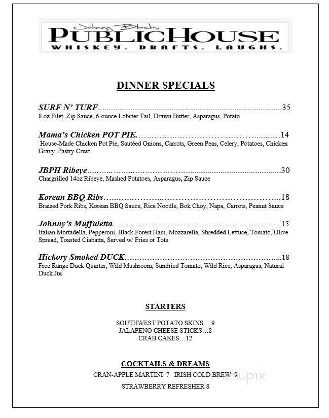 Menu page 2