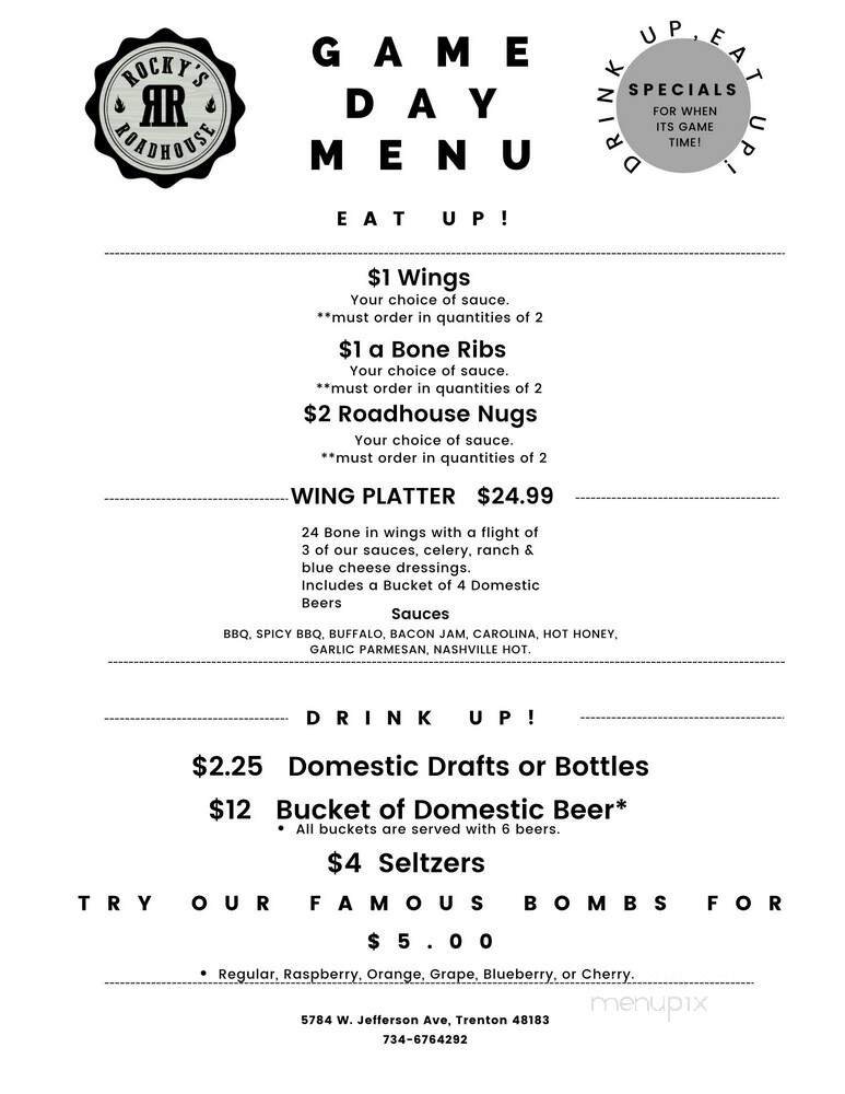 Menu page 2