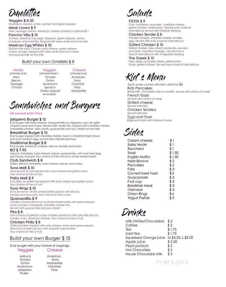 Menu page 2