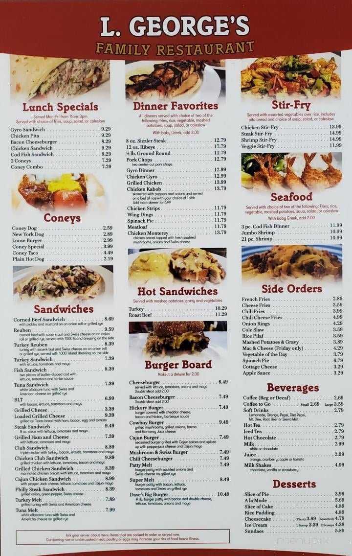 Menu page 2