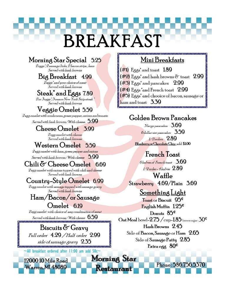Menu page 2