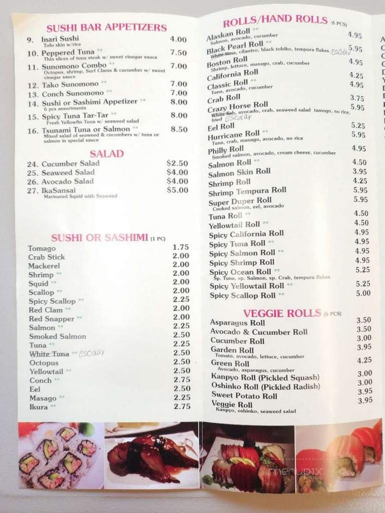 Menu page 2