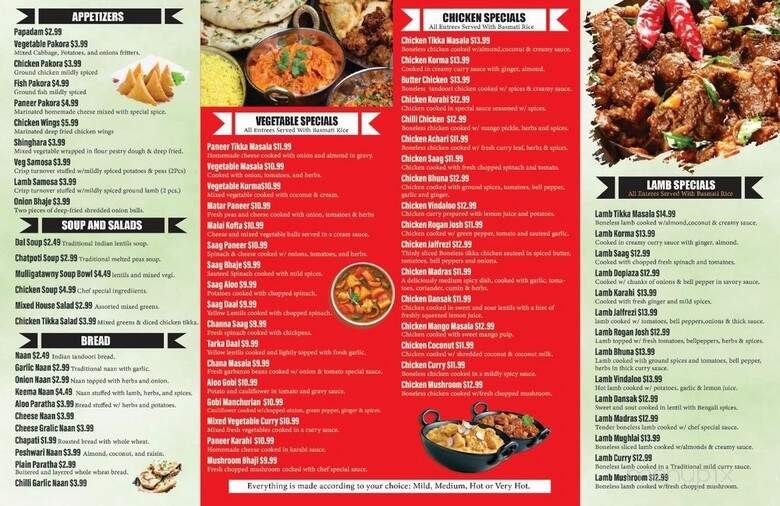 Menu page 2