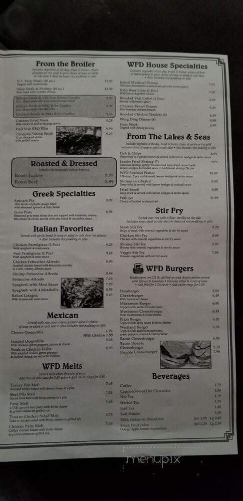 Menu page 2
