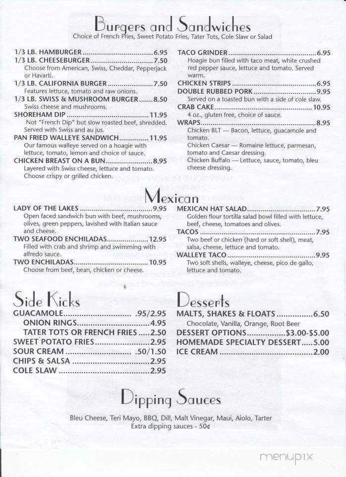 Menu page 2