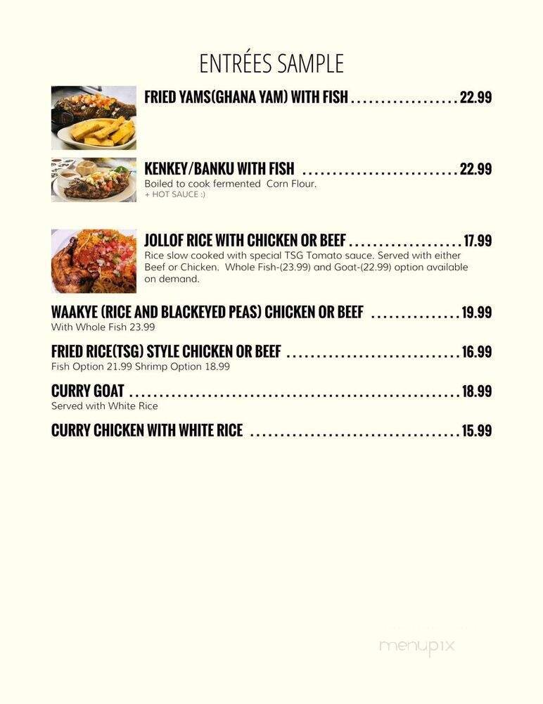 Menu page 1