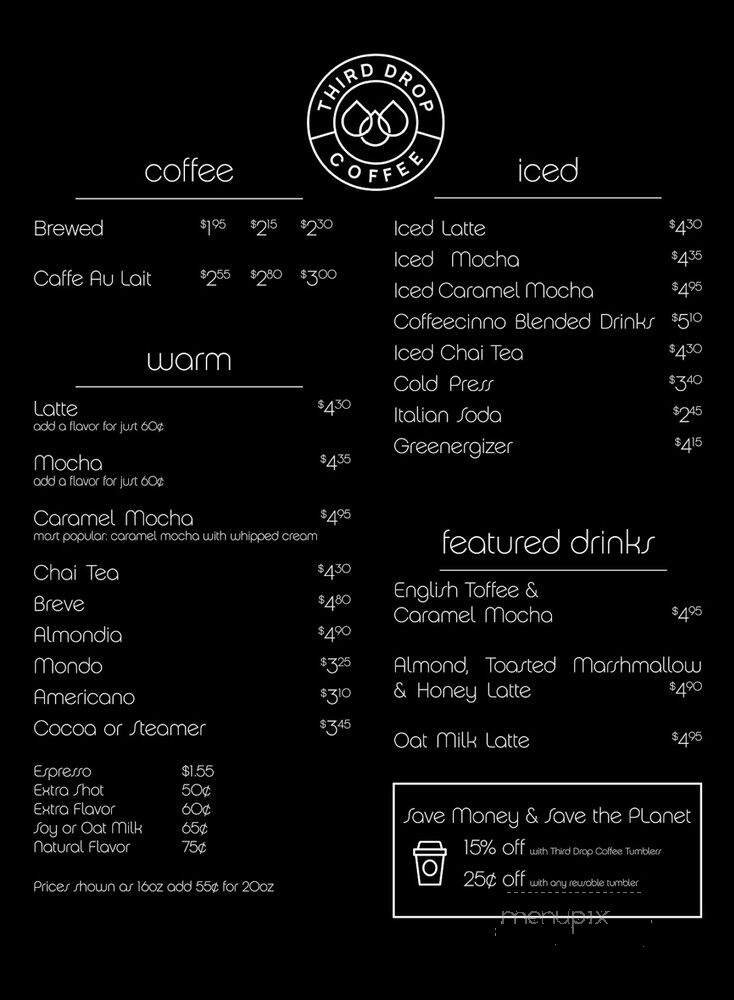 Menu page 1