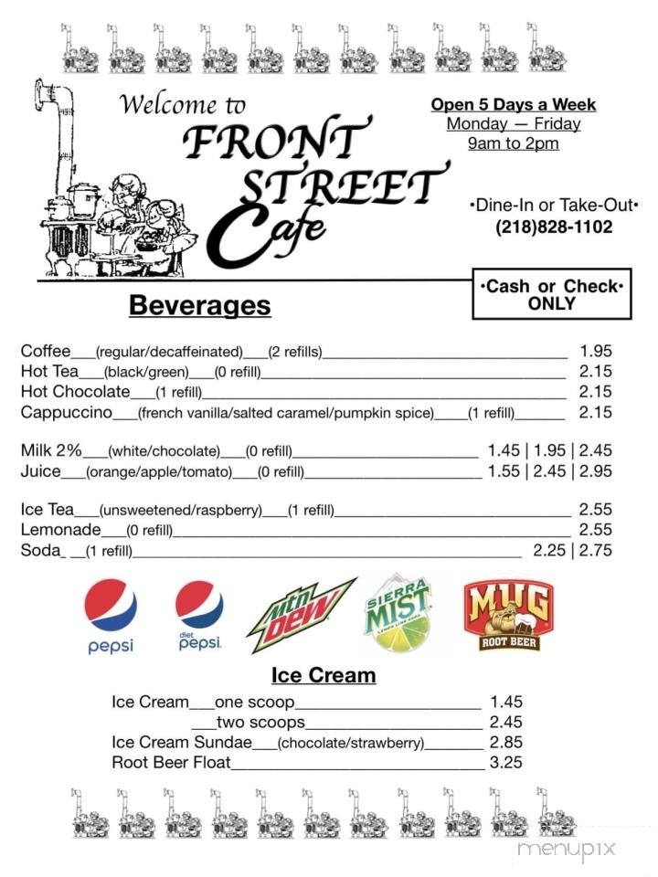 Menu page 1