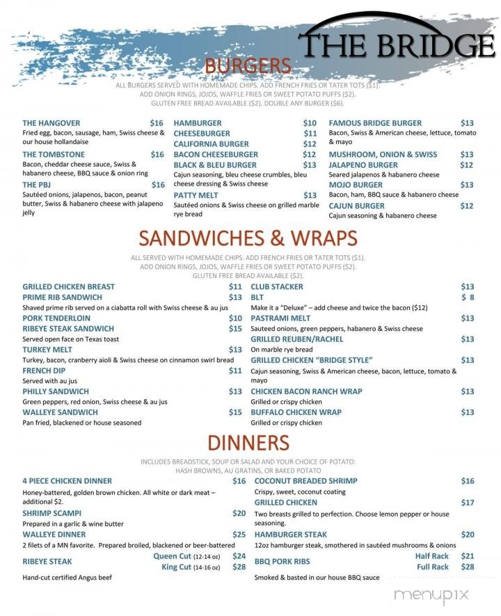 Menu page 2