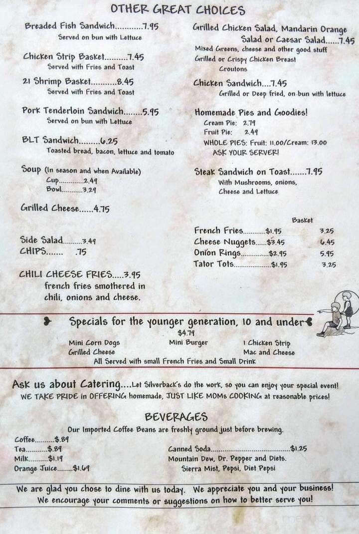 Menu page 2