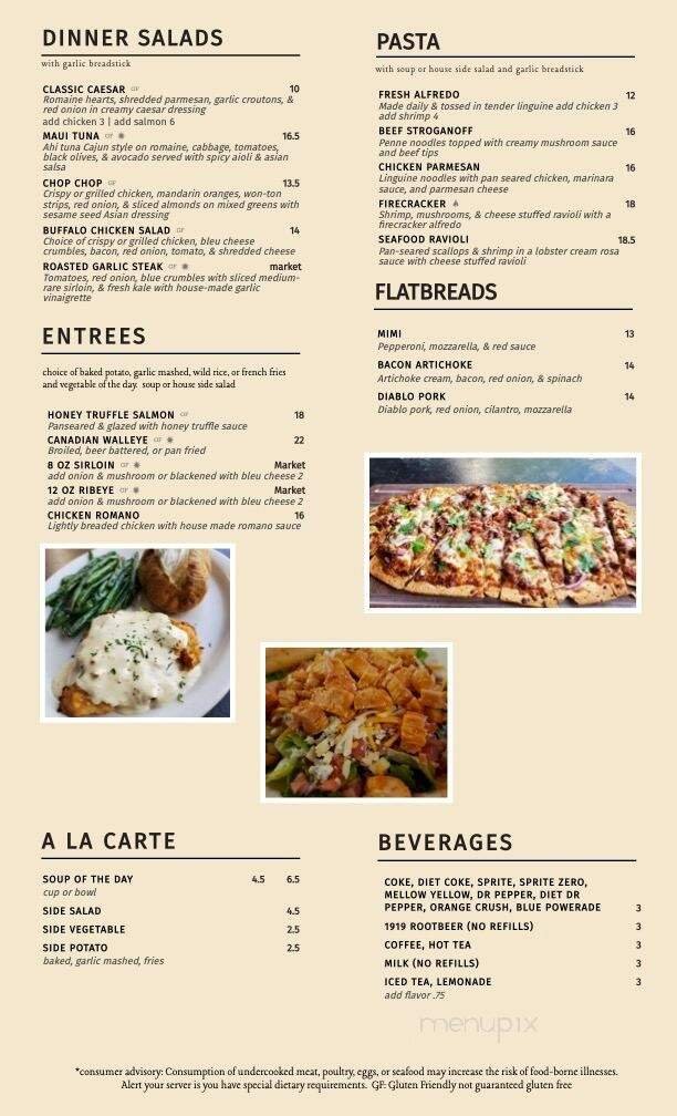 Menu page 2