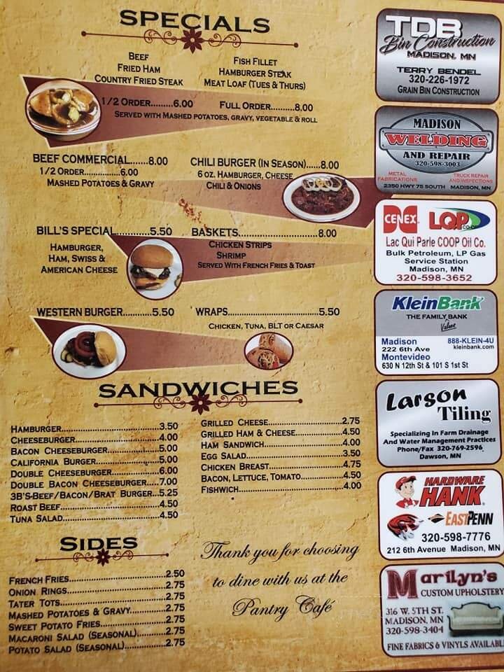 Menu page 1