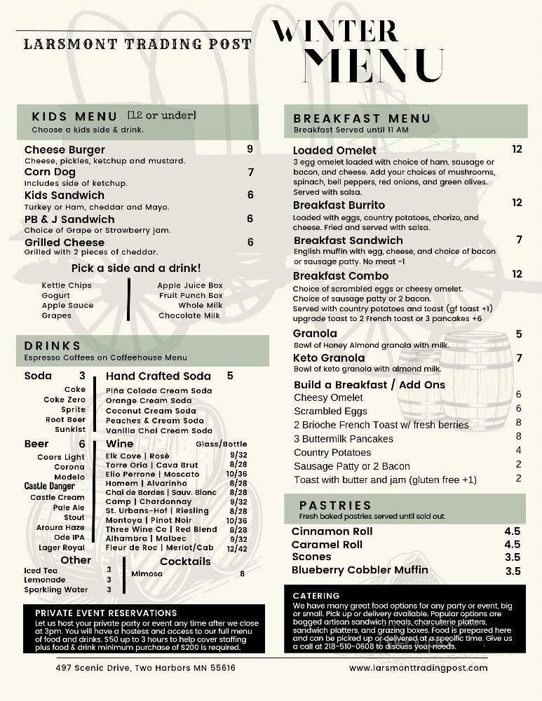 Menu page 2