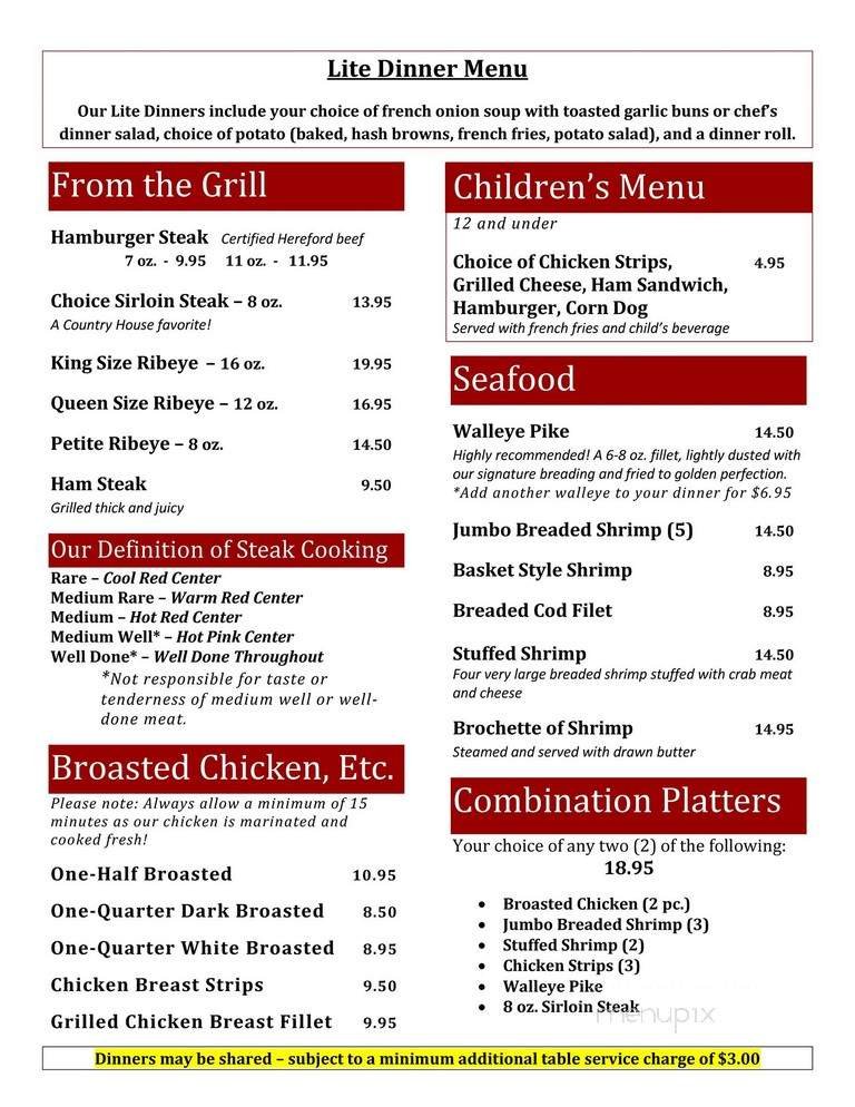 Menu page 2