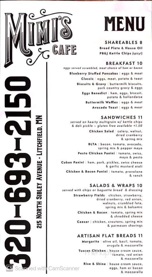 Menu page 2