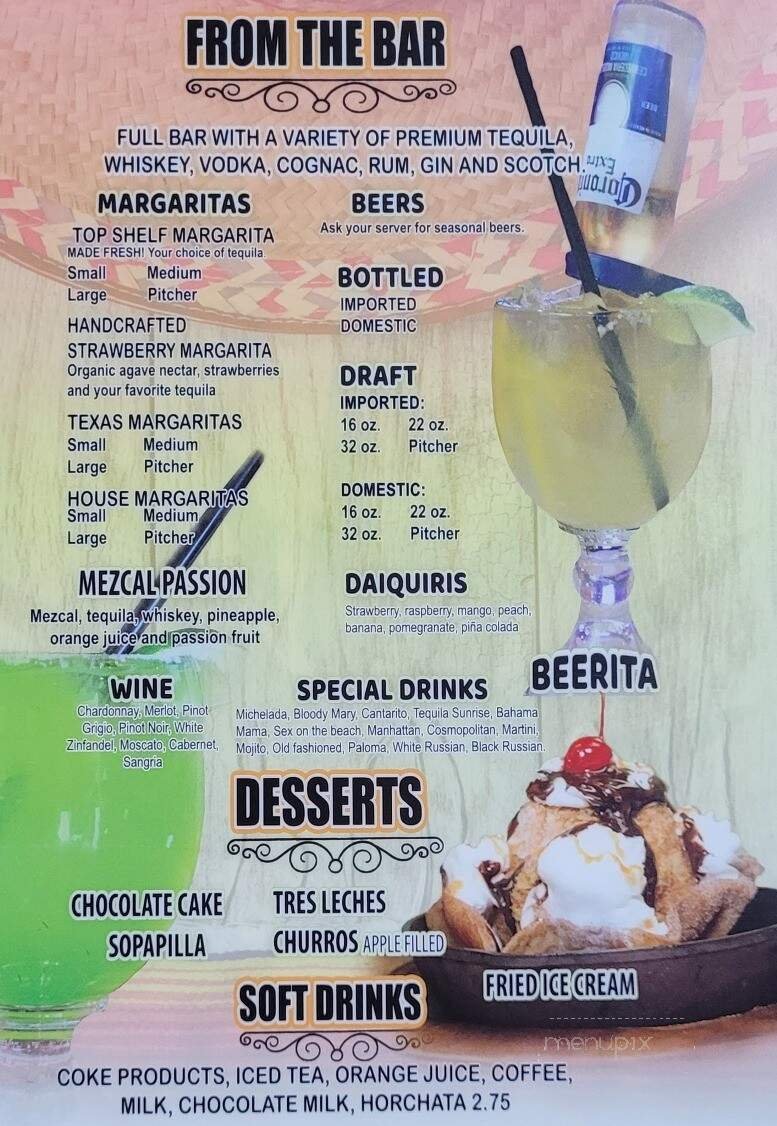 Menu page 2