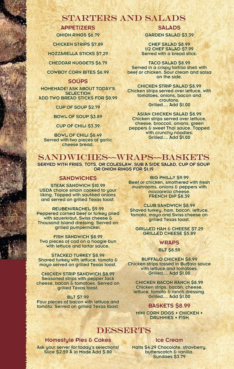 Menu page 2