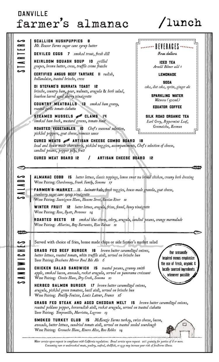 Menu page 1