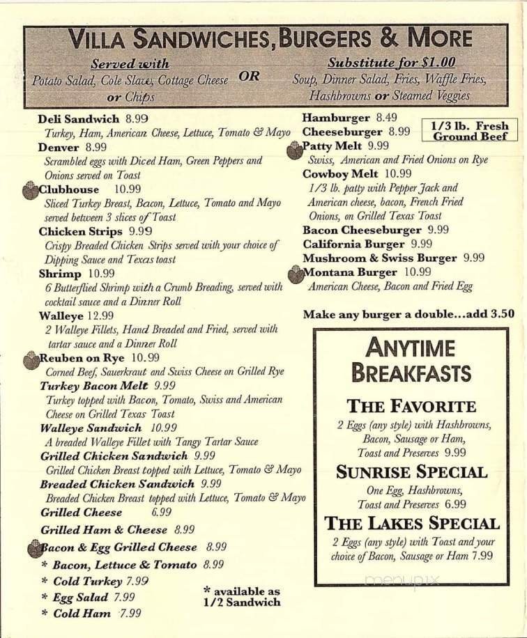Menu page 2