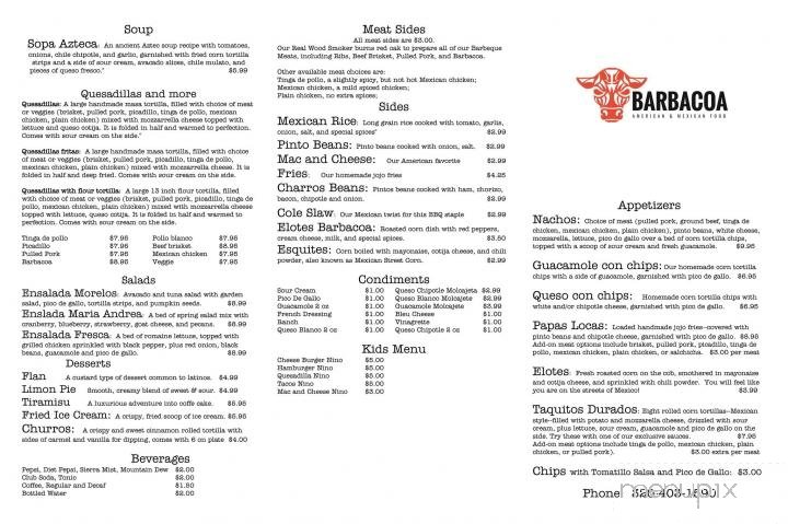Menu page 2
