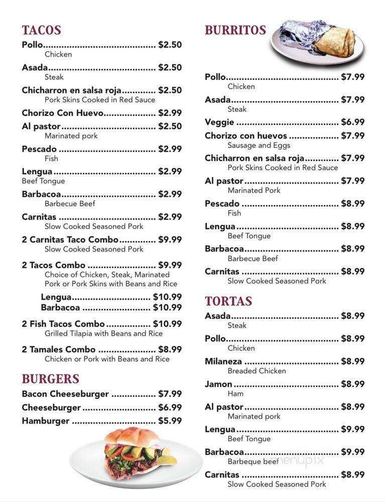 Menu page 2