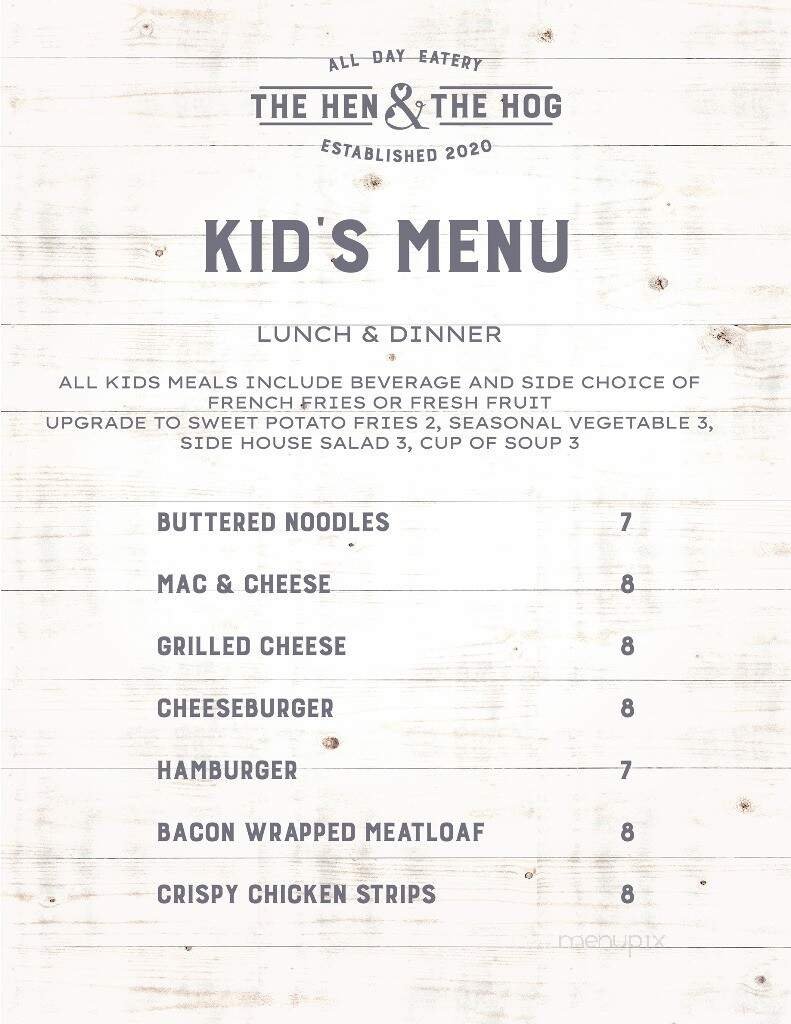 Menu page 2
